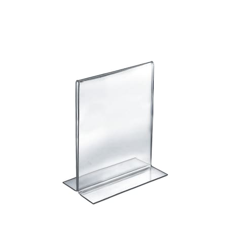 Azar Displays 7"W x 11"H Double-Foot Two Sided Sign Holder, PK10 152716